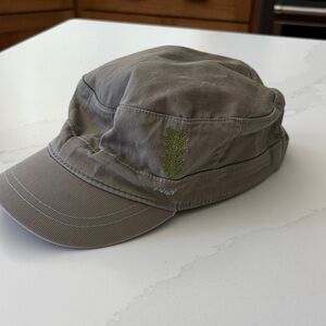 PISTIL military cap with green embroidery!